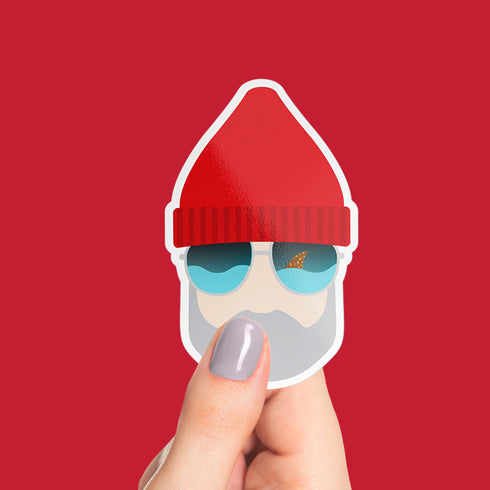 Steve Zissou Premium Vinyl Sticker, The Life Aquatic Wes Anderson-Inspired Laptop Decal