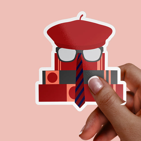 Max Fischer Premium Vinyl Sticker, Rushmore Wes Anderson-Inspired Laptop Decal