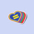 Equality Heart LBGT Premium Vinyl Sticker, Gay Pride, Die-Cut Laptop Decal