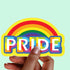 Rainbow PRIDE LBGT Premium Vinyl Sticker, Gay Pride, Die-Cut Laptop Decal