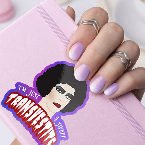 Dr. Frank N. Furter Premium Vinyl Sticker, Rocky Horror Picture Show Hydroflask Sticker, Laptop Decal