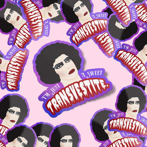Dr. Frank N. Furter Premium Vinyl Sticker, Rocky Horror Picture Show Hydroflask Sticker, Laptop Decal