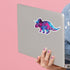Dinosaur Triceratops Premium Vinyl Sticker, Water Bottle Sticker, Dinosaur Party Favors, Laptop Decal