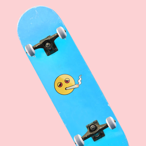 Smoking Joint Emoji Premium Vinyl Sticker, Weed Hydroflask Labels, Laptop Decal, Stoner Gifts