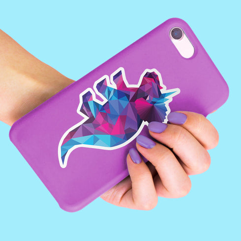 Dinosaur Triceratops Premium Vinyl Sticker, Water Bottle Sticker, Dinosaur Party Favors, Laptop Decal