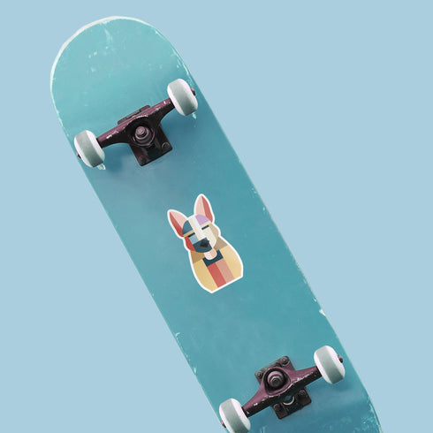 Abstract German Shepherd Dog Premium Vinyl Sticker, Water Bottle Sticker, Dog Lover Gift, Golden Doodle Laptop Decal, Stocking Stuffers