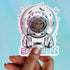 Space Grace Premium Vinyl Sticker, Grace Jones Astronaut Laptop Decal, 1980s Style Sticker, Space Galaxy