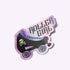 Skull Roller Skate Premium Vinyl Sticker, Roller Girl Hydroflask Sticker, Roller Skating Gifts, Roller Derby