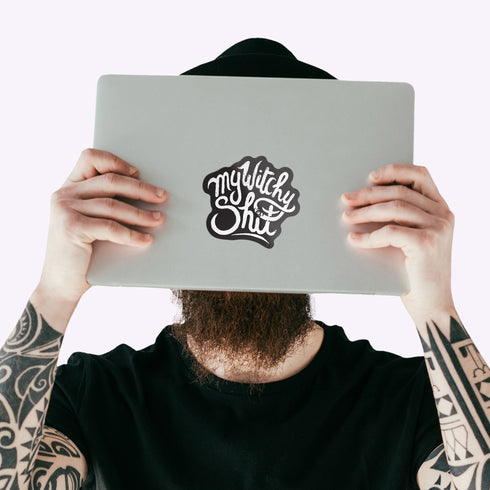 My Witchy Shit Premium Vinyl Sticker, Wiccan Hydroflask Sticker, Witchcraft Gifts