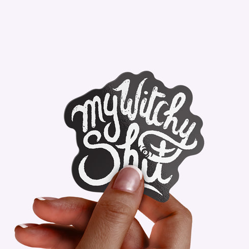 My Witchy Shit Premium Vinyl Sticker, Wiccan Hydroflask Sticker, Witchcraft Gifts