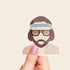 Richie Tenenbaum Premium Vinyl Sticker, The Royal Tenenbaums Wes Anderson-Inspired Laptop Decal, Movie Lover Gift