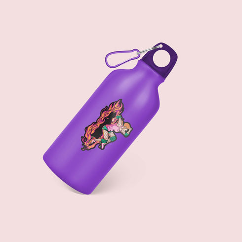 Derby Girl Large Roller Skate Premium Vinyl Sticker, Roller Skate Gifts for Her, Quad Skates Laptop Decal, Roller Skate Accessories