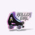 Skull Roller Skate Premium Vinyl Sticker, Roller Girl Hydroflask Sticker, Roller Skating Gifts, Roller Derby