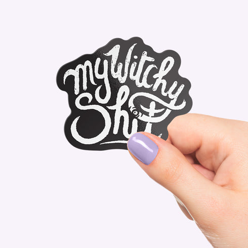 My Witchy Shit Premium Vinyl Sticker, Wiccan Hydroflask Sticker, Witchcraft Gifts