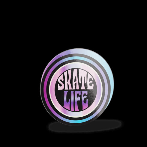 Skate Life Large Roller Skate Premium Vinyl Sticker, Roller Skating Hydroflask Sticker, Quad Skates Laptop Decal, Roller Skate Accessories