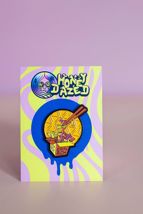 Eat the Rich Enamel Pin