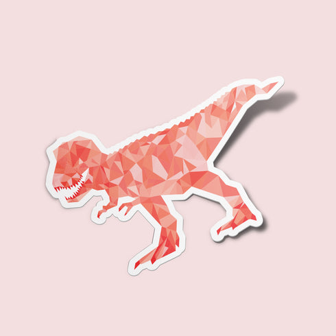 Dinosaur Tyrannosaurus Premium Vinyl Sticker, T-Rex Water Bottle Sticker, Dinosaur Party Favors, Laptop Decal