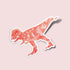 Dinosaur Tyrannosaurus Premium Vinyl Sticker, T-Rex Water Bottle Sticker, Dinosaur Party Favors, Laptop Decal
