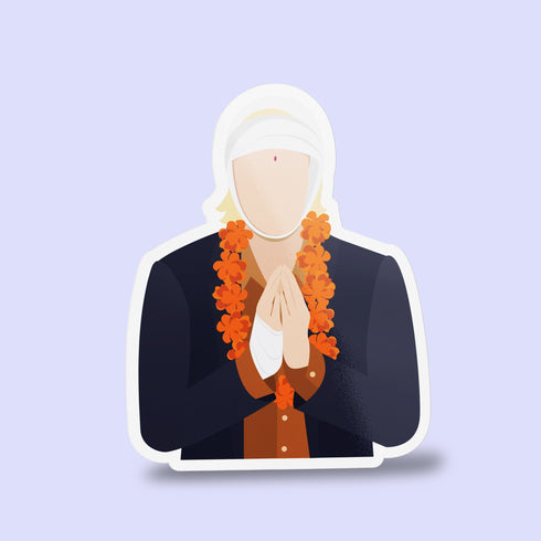 Francis Premium Vinyl Sticker, The Darjeeling Limited Wes Anderson-Inspired Laptop Decal