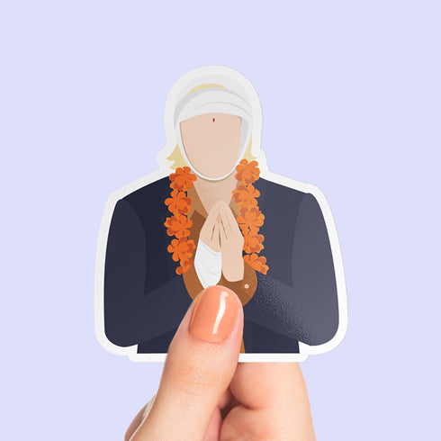 Francis Premium Vinyl Sticker, The Darjeeling Limited Wes Anderson-Inspired Laptop Decal