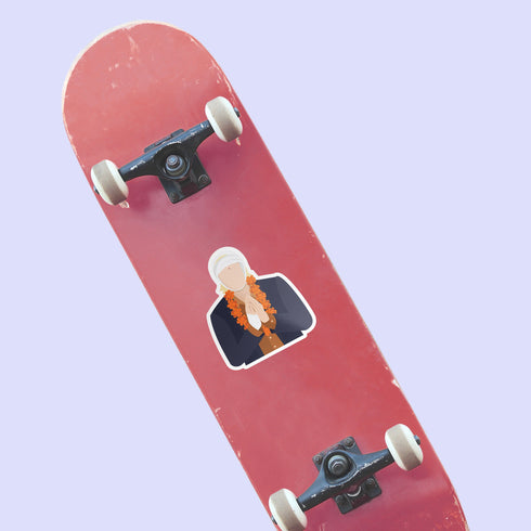 Francis Premium Vinyl Sticker, The Darjeeling Limited Wes Anderson-Inspired Laptop Decal