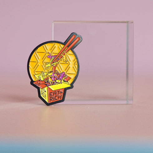 Eat the Rich Enamel Pin