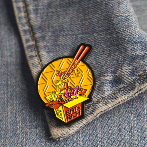 Eat the Rich Enamel Pin