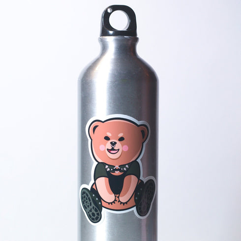 Goth Teddy Bear Sticker, Cute Alt Stickers, Punk Rock Vinyl Stickers, Goth Gifts