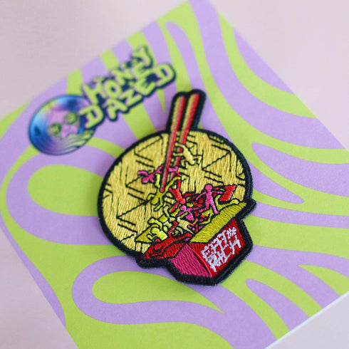 Eat the Rich Iron-On Patch