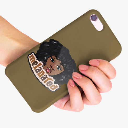 Black Girl Magic Melanated Vinyl Sticker, Melanin Afro Woman Jumbo Sticker, Gifts for Women of Color