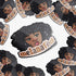 Black Girl Magic Melanated Vinyl Sticker, Melanin Afro Woman Jumbo Sticker, Gifts for Women of Color