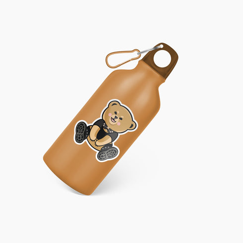 Goth Teddy Bear Sticker, Cute Alt Stickers, Punk Rock Vinyl Stickers, Goth Gifts