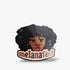 Black Girl Magic Melanated Vinyl Sticker, Melanin Afro Woman Jumbo Sticker, Gifts for Women of Color
