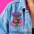 Stoner Iron On Patch, Teddy Bear Smoking Bong Cannabis Patch, Stoner Gifts for Her, Punk Patches, 420 Gifts