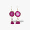 Fuchsia Tassel Earrings