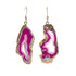 Geode Slice 18K Gold Plated Earrings