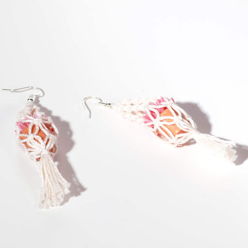 Macramé Plant Hanger Earrings