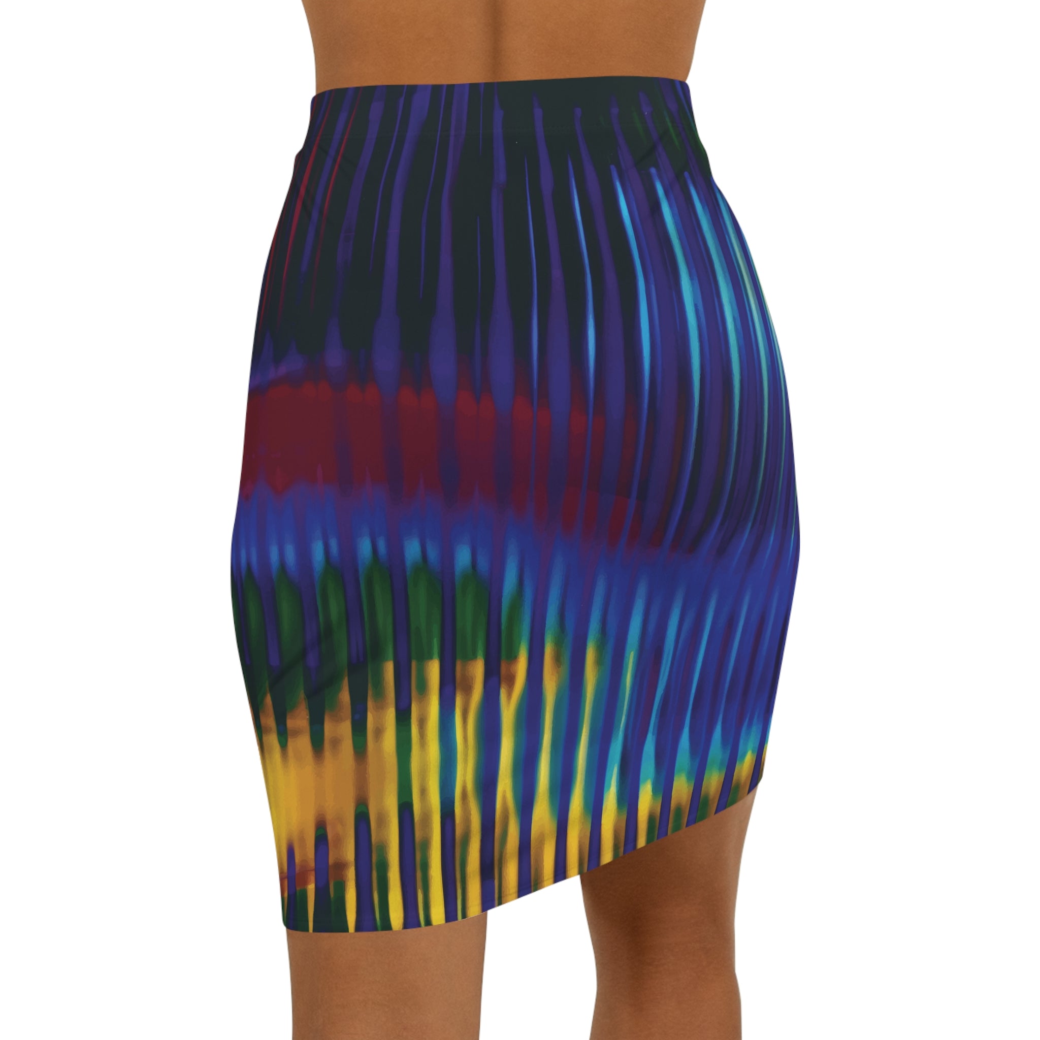 Synth Fitted Mini Skirt