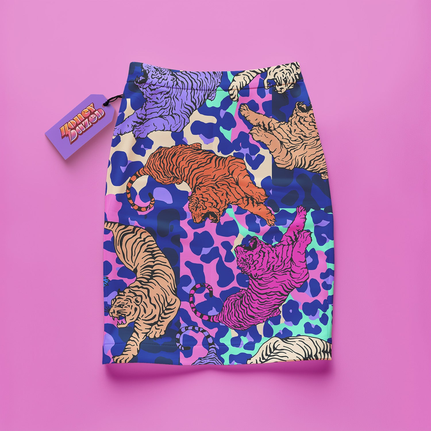 Easy Tiger Mini Skirt in Pink