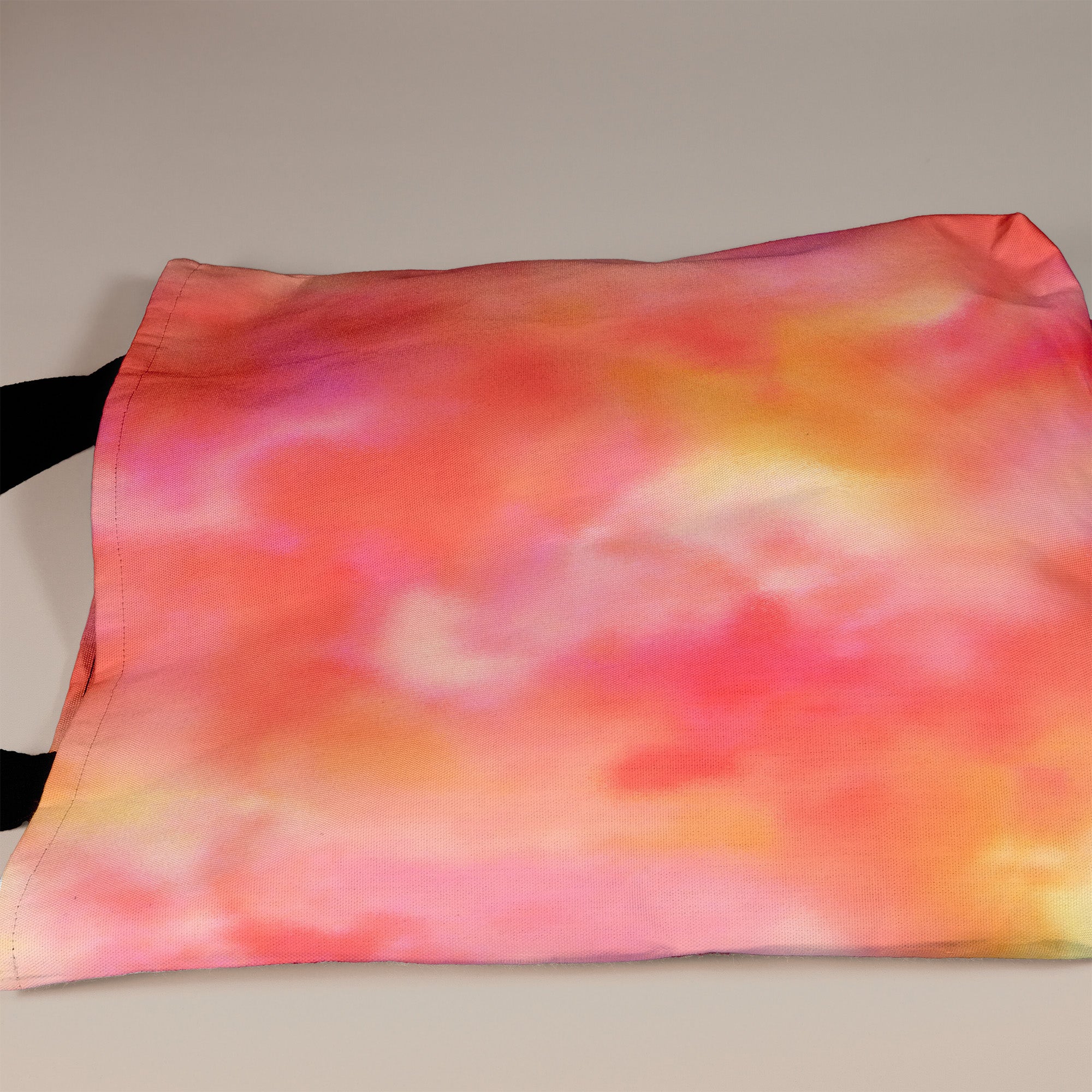 Sunset Swirl Shoulder Shoulder Tote in Watercolor Wash
