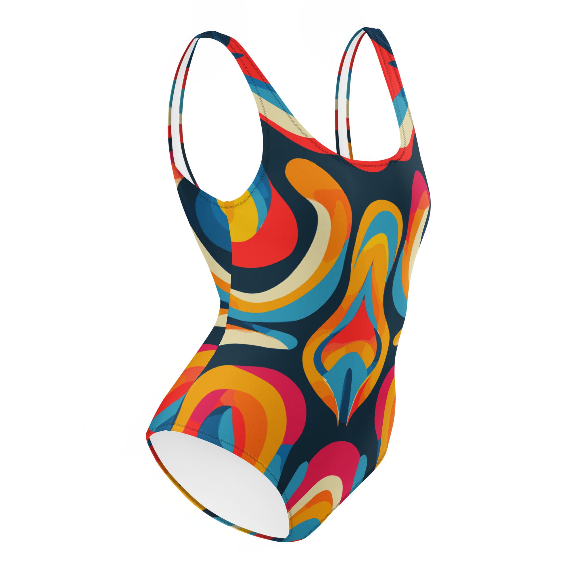 Swirlscape One-Piece Swimsuit