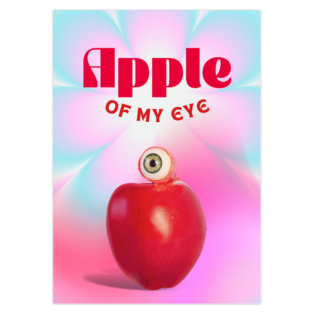 Apple Of My Eye Valentine's Day Card