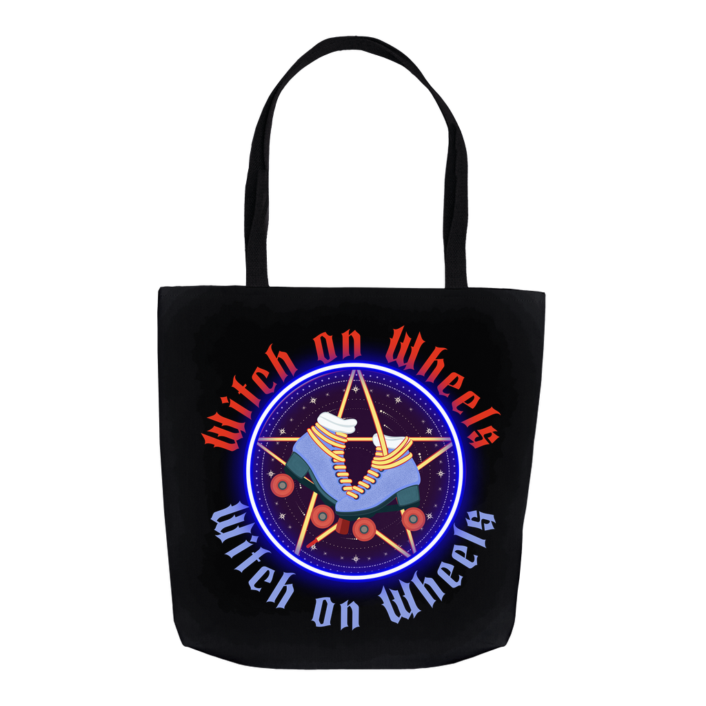 Witches on Wheels Roller Skate Tote Bag