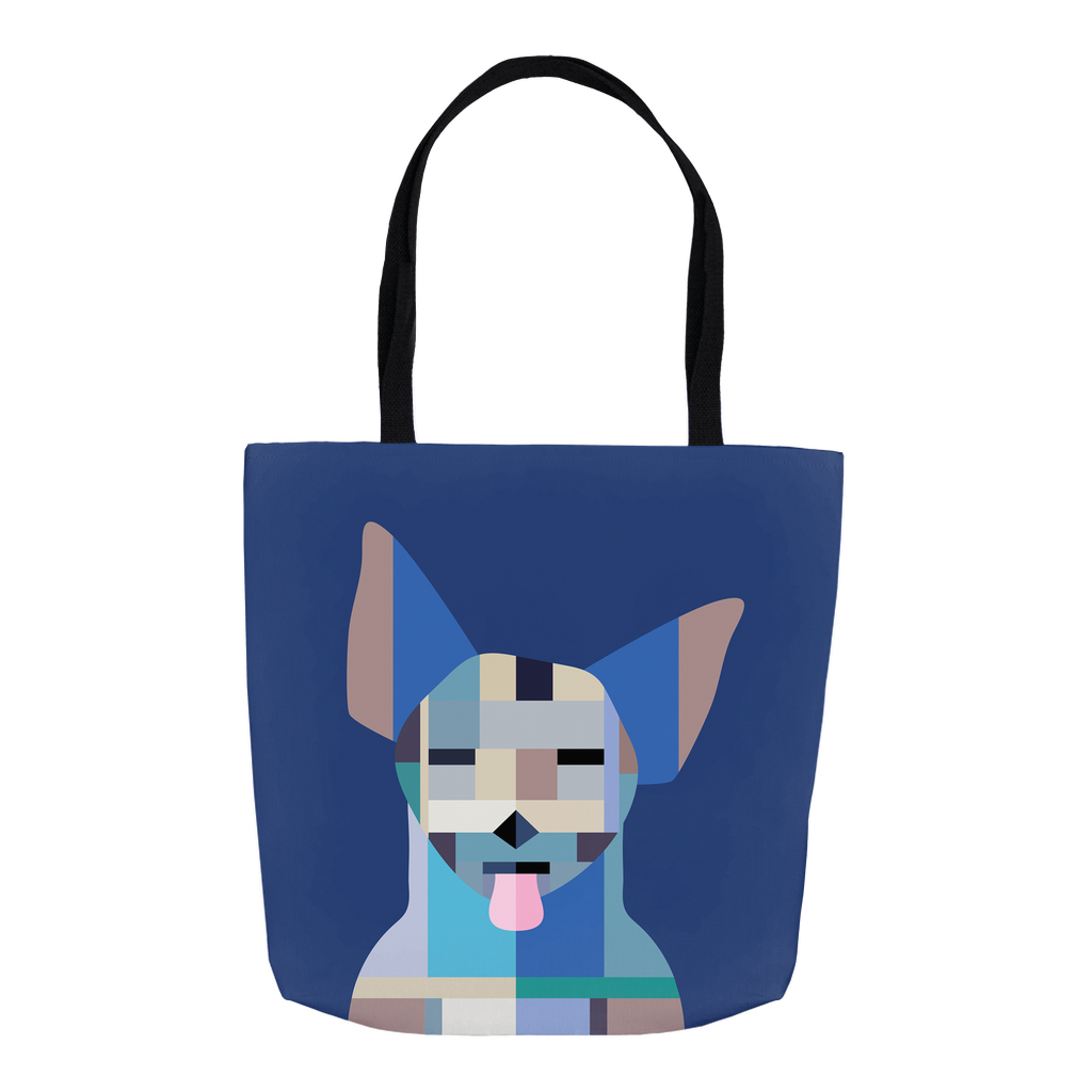 Abstract Chihuahua Tote Bag