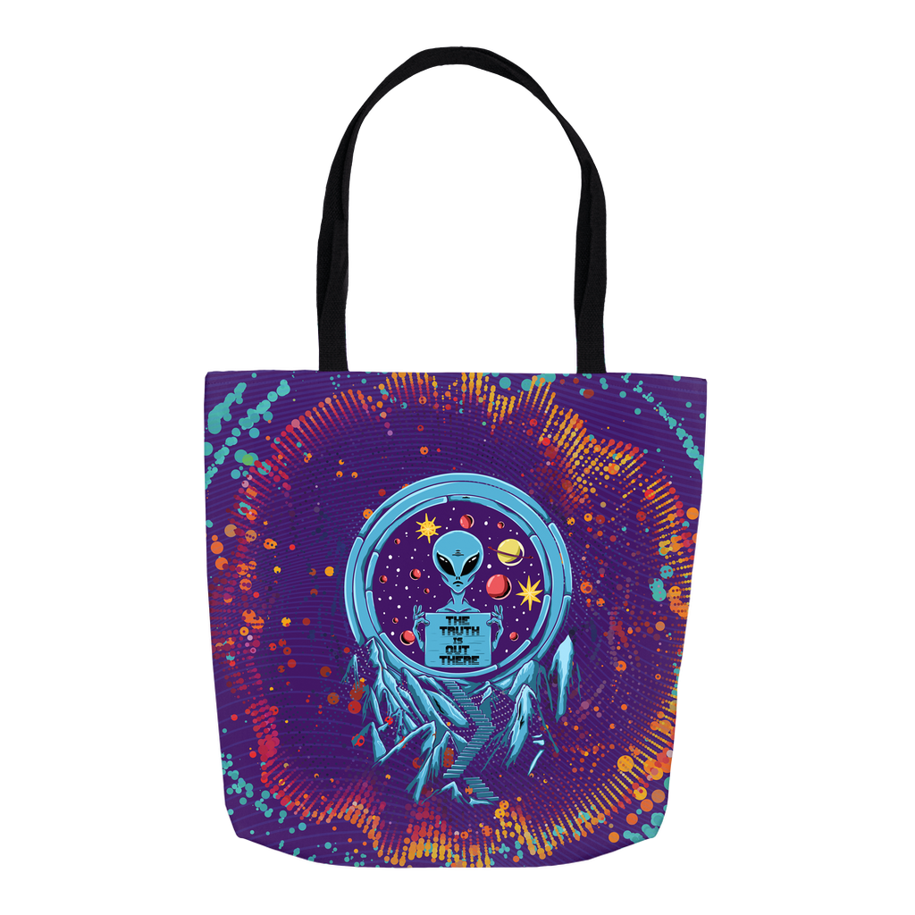The Truth Is Out There Unisex Canvas Alien Tote Bag