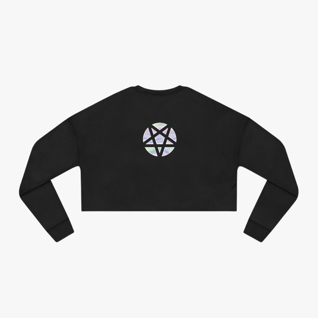 Cropped Witch Pentagram Sweatshirt