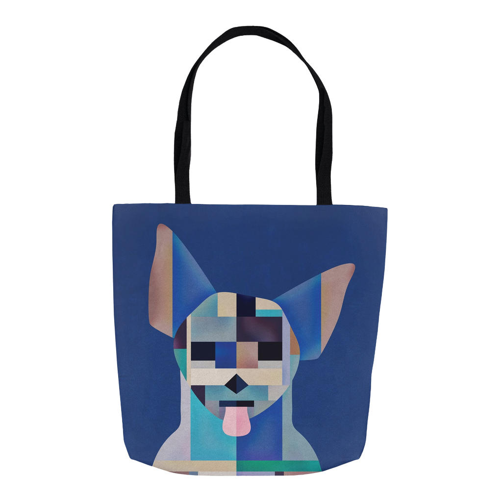 Abstract Chihuahua Tote Bag