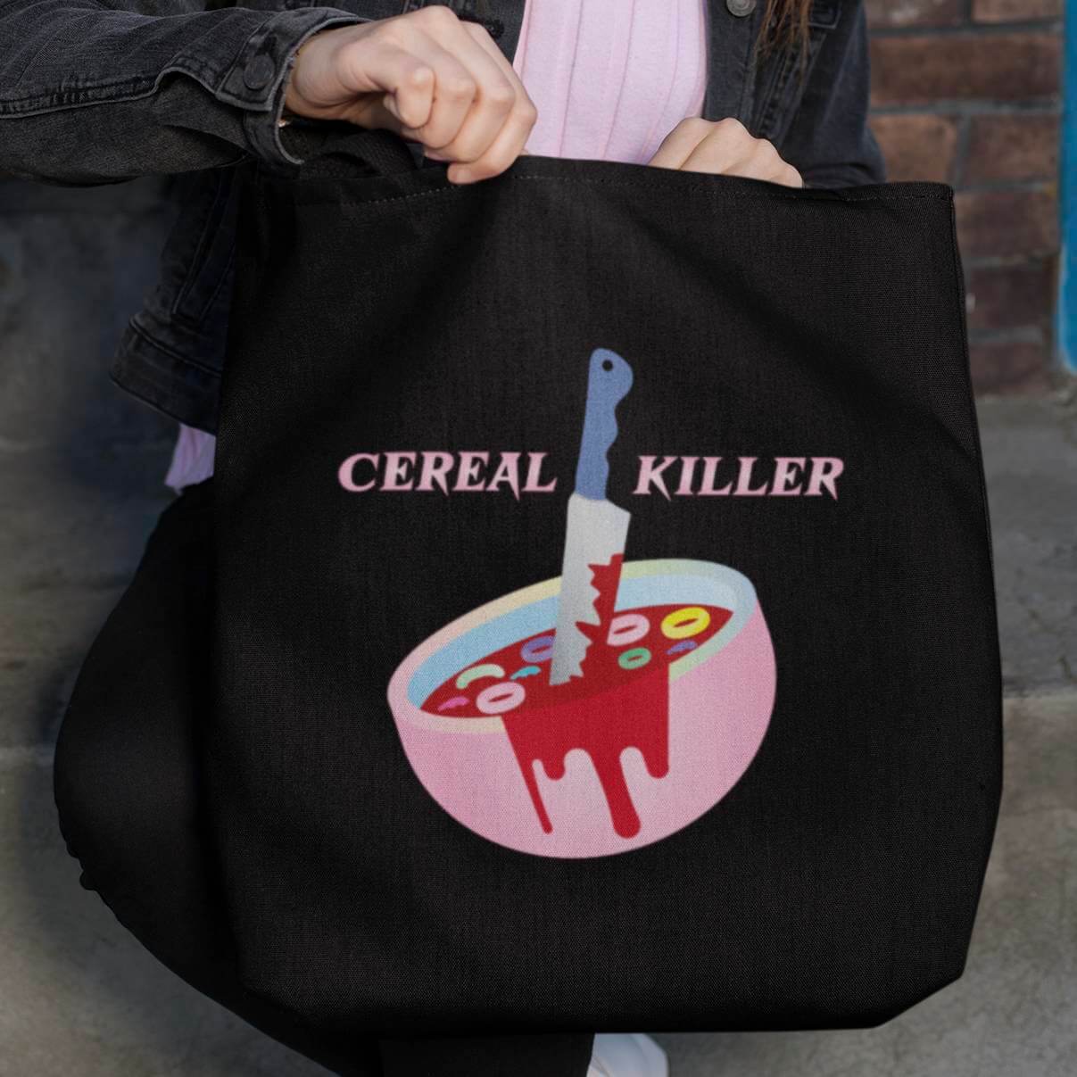 Cereal Serial Killer Tote Bag