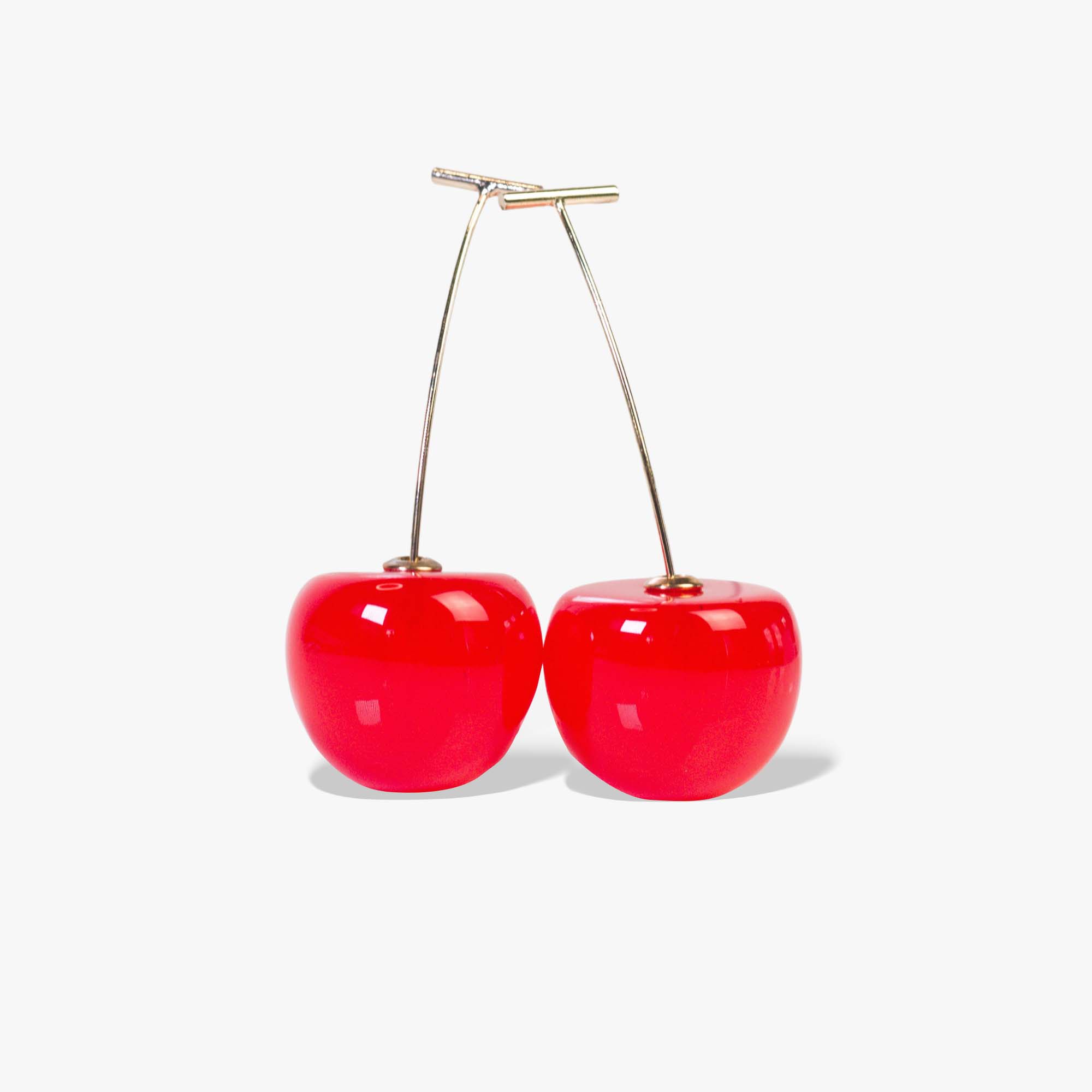 Red Cherry Bomb Earrings for Women