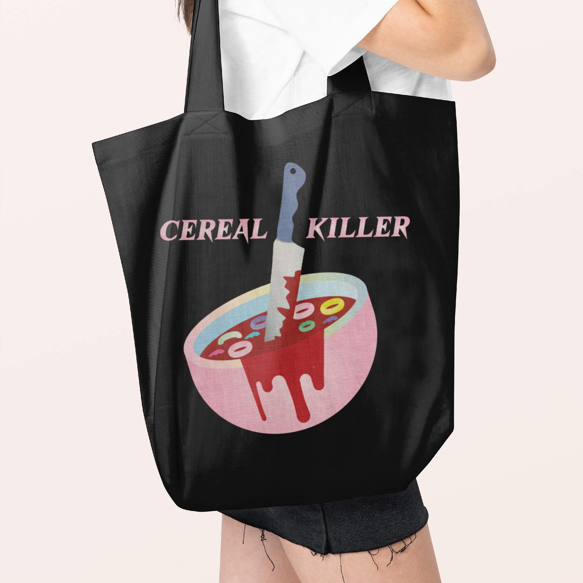 Cereal Serial Killer Tote Bag